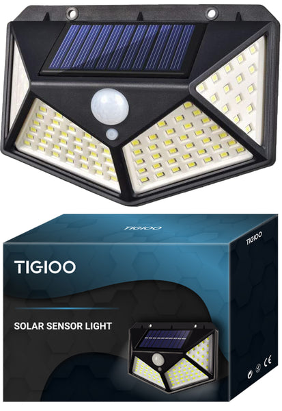 Achtervoegsel monster Bisschop Tigioo Solar LED Tuinverlichting met Bewegingssensor - Wandlamp Buiten |  TIGIOO